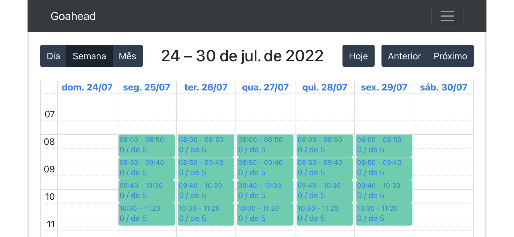 Como Escolher O Modelo Da Sua Tela De Agendamento