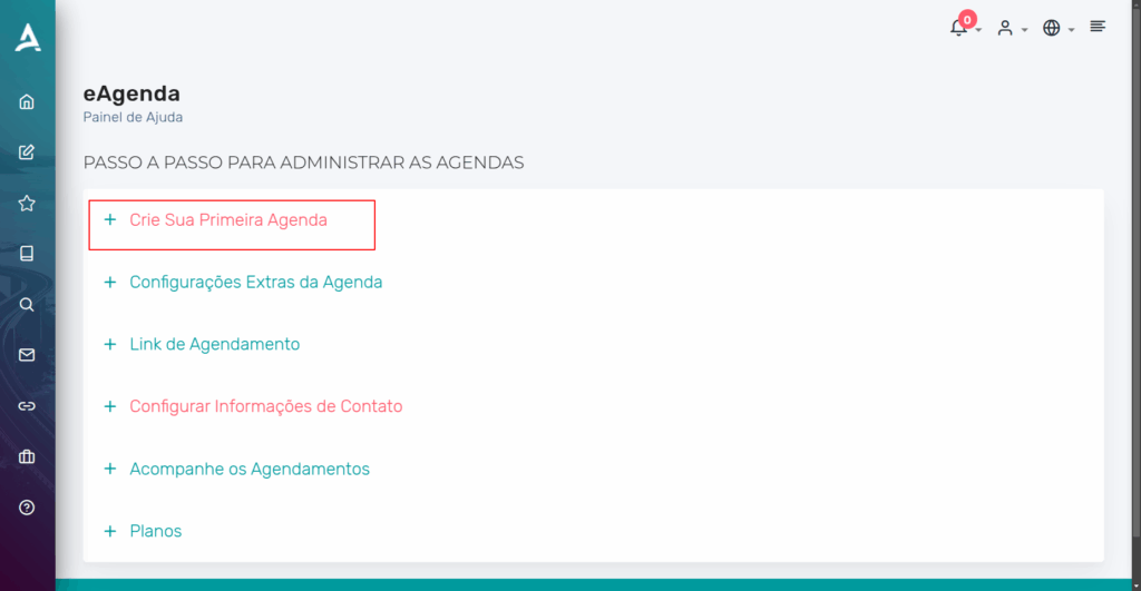 Primeira Agenda