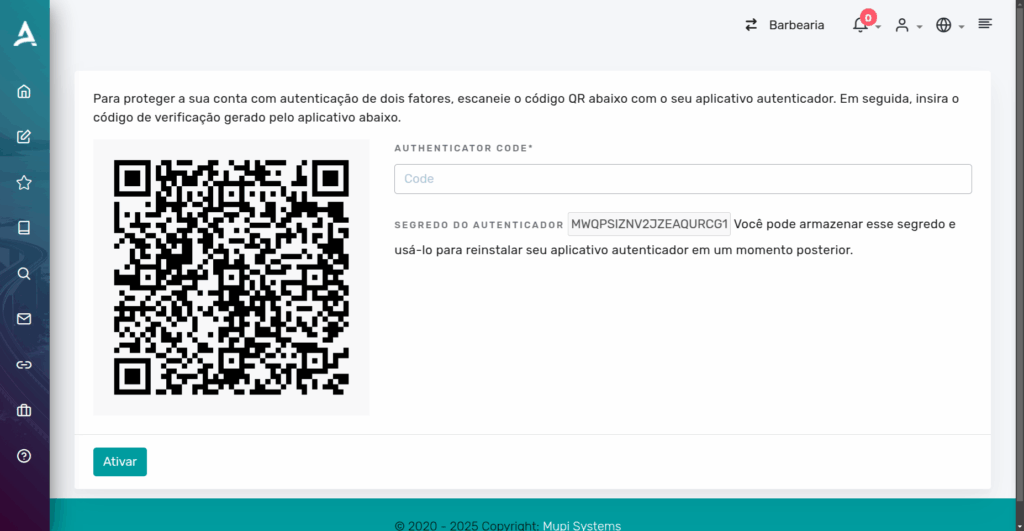 Autenticação de Dois Fatores